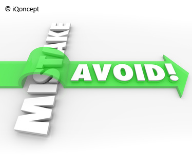 Avoid Mistake Arrow Over Word Prevent Problem Error